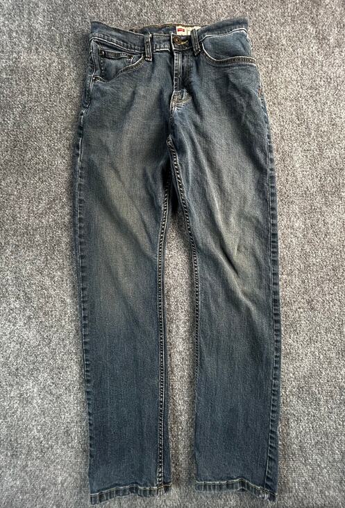 Wrangler Other - Wrangler Athletic Fit Jeans Men's 28x30 Dark Wash Stretch Straight Leg Denim